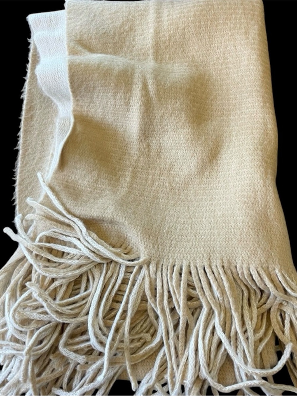 Elegant Cream Shawl Cozy, Comfy, so Soft Versatile Reversible